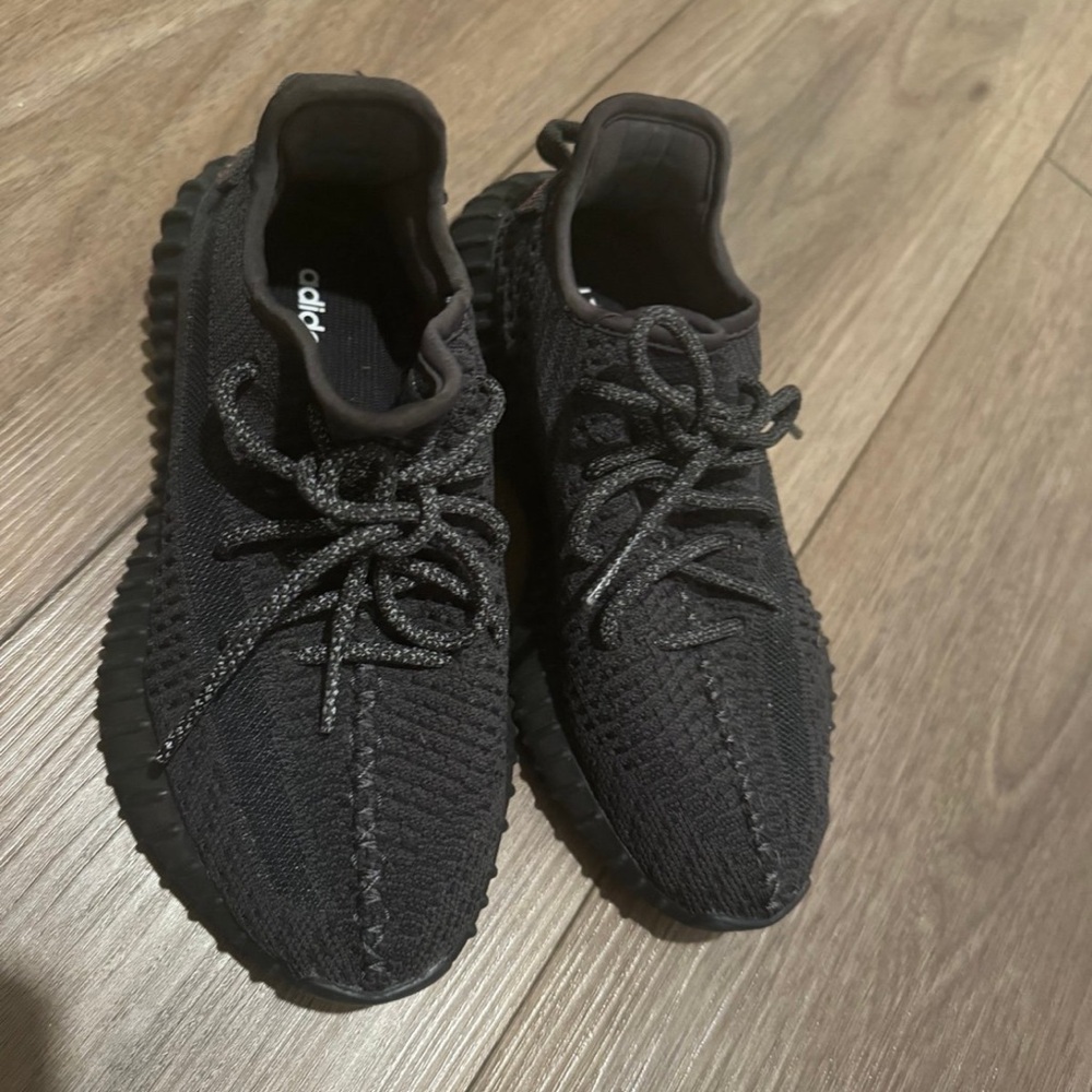 Adidas Yeezy Black Knit Sneakers